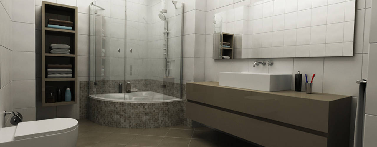 SANABEL KONAKLARI, Niyazi Özçakar İç Mimarlık Niyazi Özçakar İç Mimarlık Modern style bathrooms