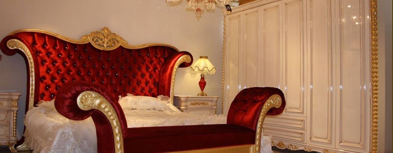 PRENSES KLASİK YATAK ODASI , Asortie Mobilya Dekorasyon Aş. Asortie Mobilya Dekorasyon Aş. Classic style bedroom