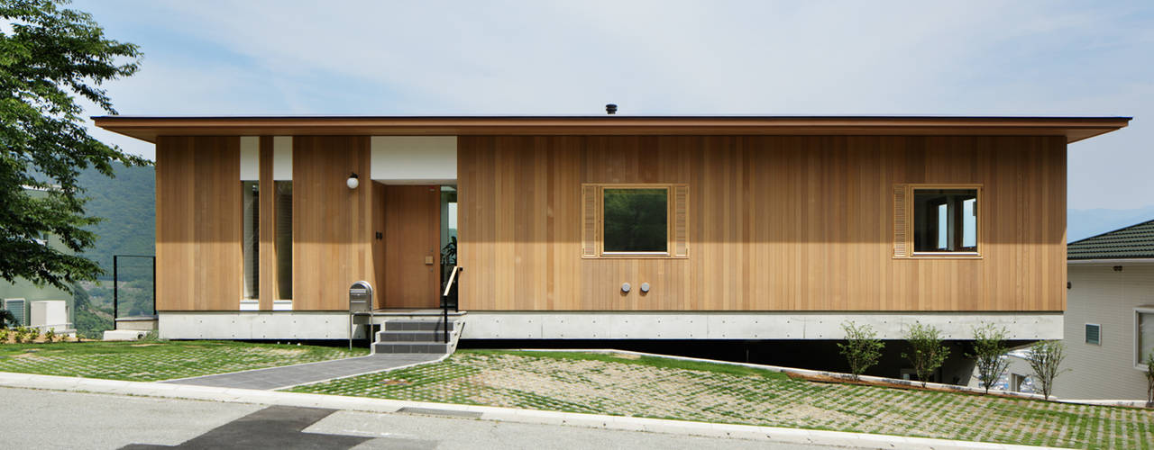 027甲府 I さんの家, atelier137 ARCHITECTURAL DESIGN OFFICE atelier137 ARCHITECTURAL DESIGN OFFICE Scandinavian style houses Wood Wood effect