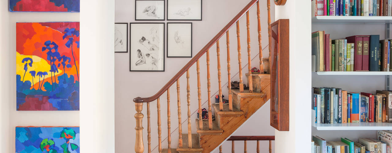 homify Eclectic style corridor, hallway & stairs