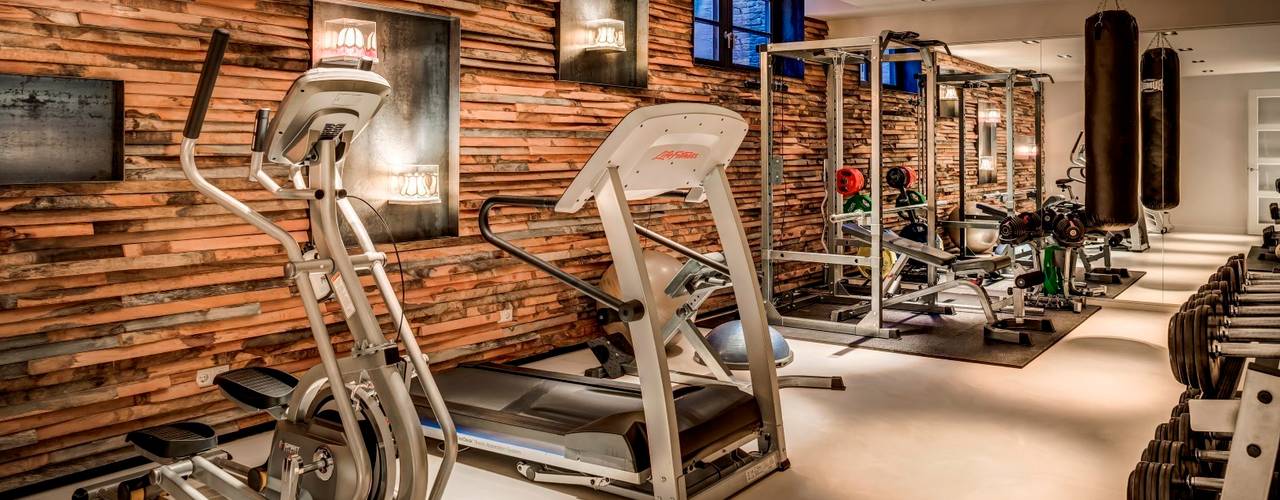 Een huis om van te dromen: de villa in Blaricum, Kabaz Kabaz Modern gym