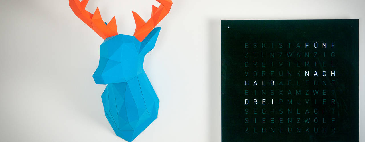 Papertrophy - Papercraft Elk Wallart, Papertrophy Papertrophy その他のスペース
