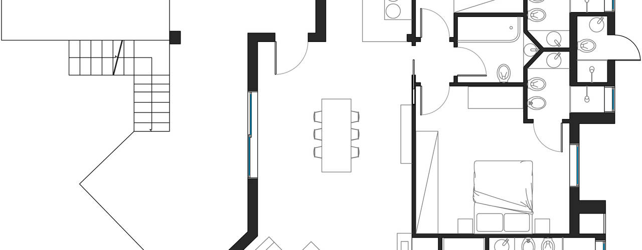 Casa de Praia em Castellammare del Golfo - Sicília, start.arch architettura start.arch architettura 地中海風 家