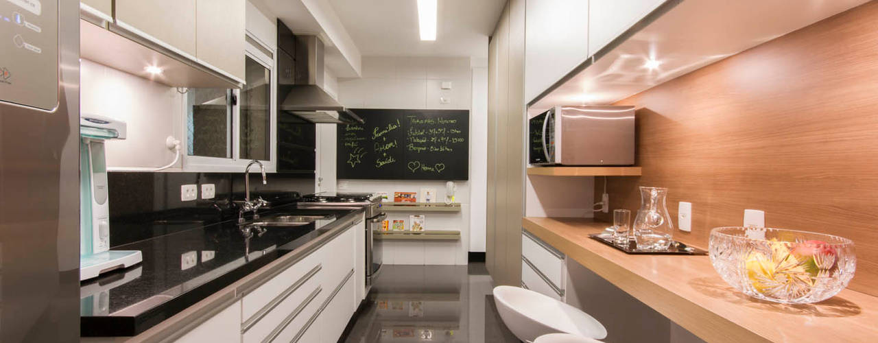 Apartamento Brooklin - São Paulo, Luni Arquitetura Luni Arquitetura Cozinhas modernas