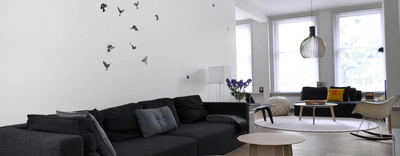 Wallpaper Sparrow, Snijder&CO Snijder&CO Salas de estar minimalistas