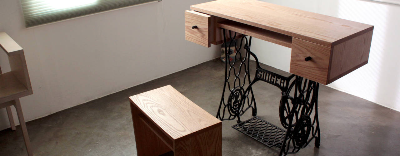 dressing table, The QUAD woodworks The QUAD woodworks Dormitorios modernos: Ideas, imágenes y decoración