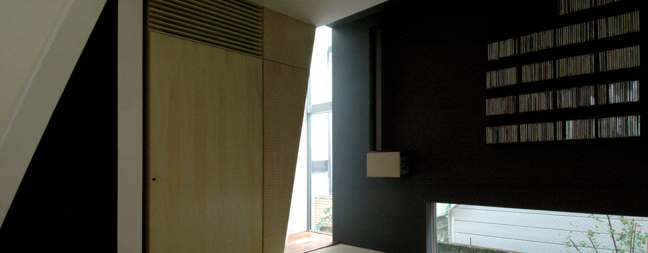 天沼の家, M+2 Architects & Associates M+2 Architects & Associates Asian style media room