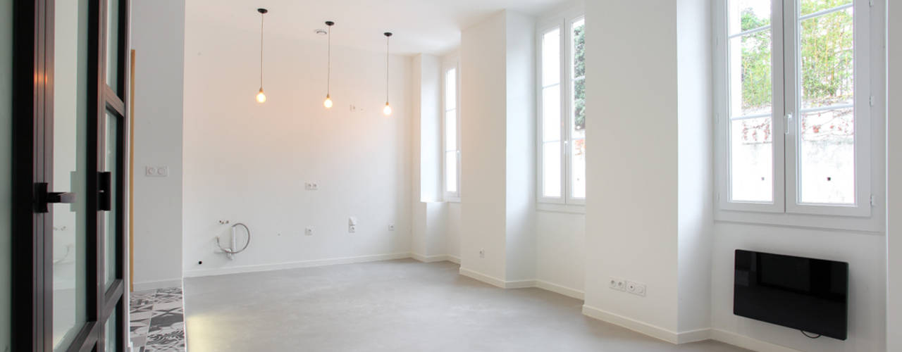 Nuances de Blanc , ARCHIIMMO ARCHIIMMO Modern walls & floors
