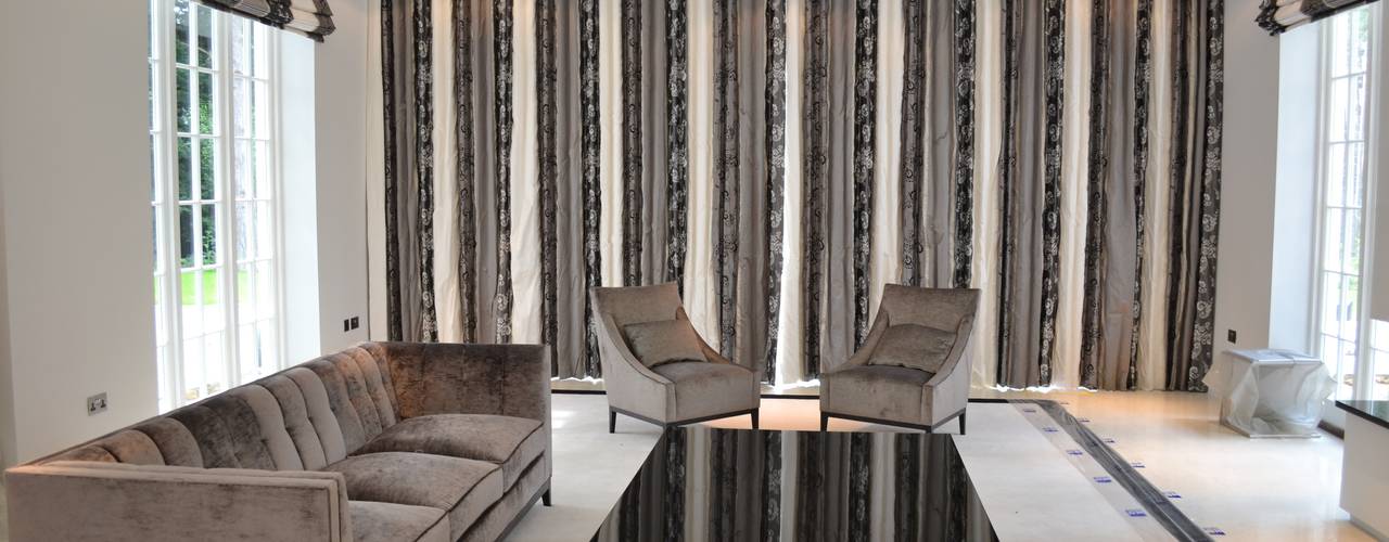 High End Curtain Projects, International Soft Furnishers International Soft Furnishers Modern Pencere & Kapılar