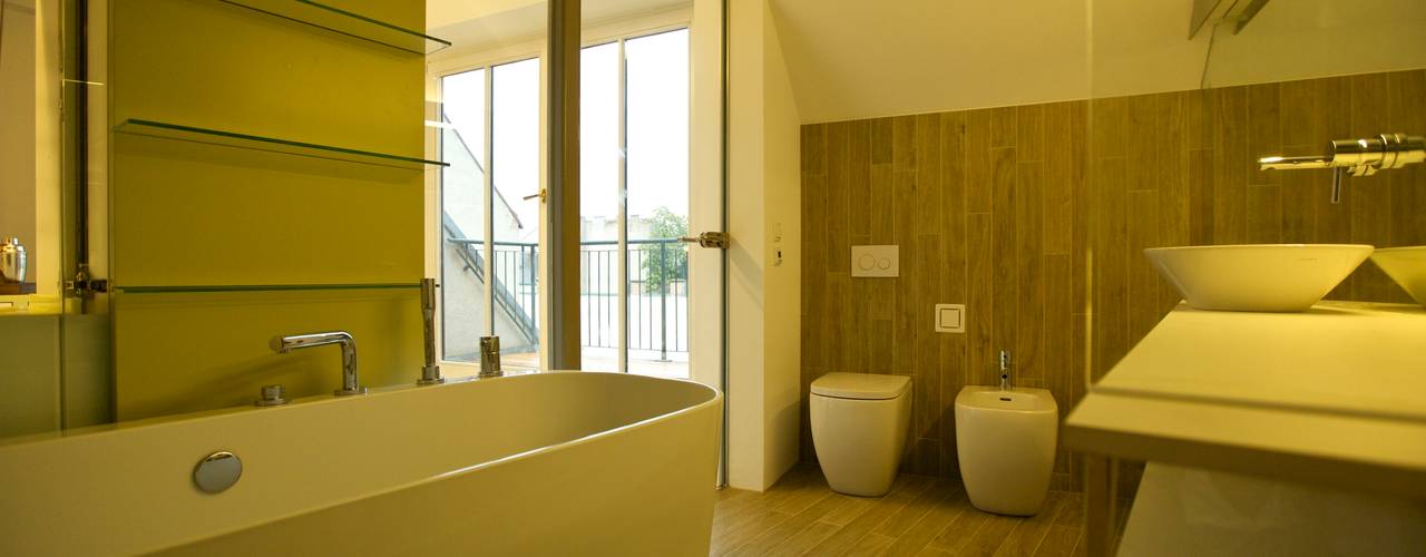 nido, 3rdskin architecture gmbh 3rdskin architecture gmbh Eclectic style bathroom