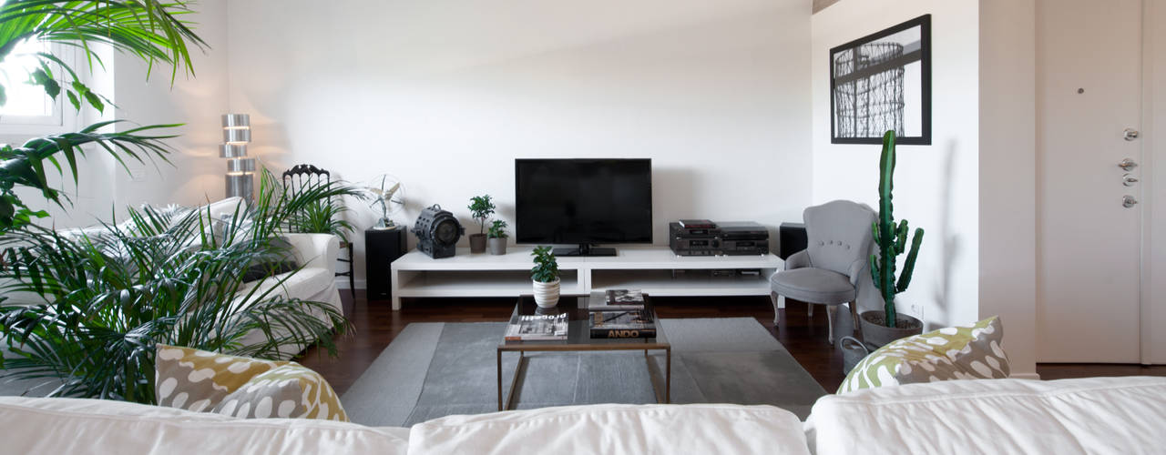 Appartamento ad Ostiense - Roma, Archifacturing Archifacturing Modern living room