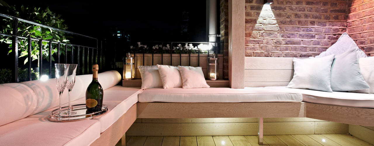 Chelsea Terrace, Adventure In Architecture Adventure In Architecture Modern balcony, veranda & terrace
