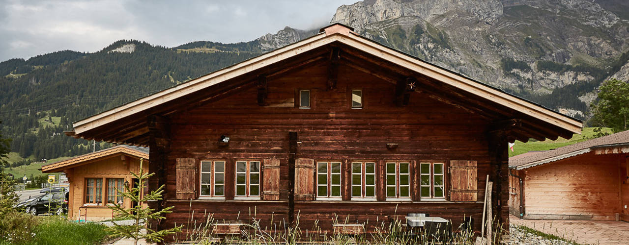 Chalet Nr 10, gehret design gmbh gehret design gmbh Casas de estilo rural