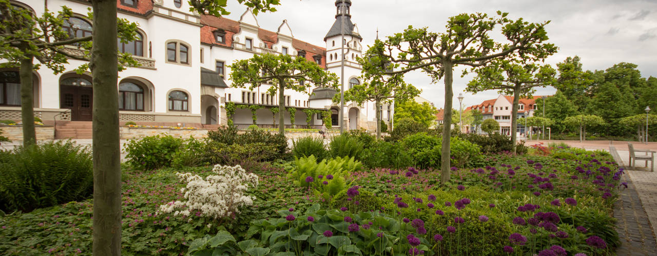 Kurpark Bad Schmiedeberg , GFSL clausen landschaftsarchitekten gruen fuer stadt + leben GFSL clausen landschaftsarchitekten gruen fuer stadt + leben พื้นที่เชิงพาณิชย์