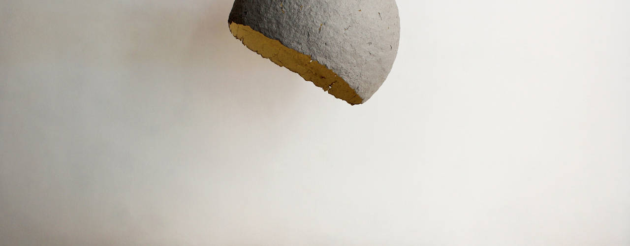 Copernicus - the series of paper pulp lamps , Crea-re Studio Crea-re Studio Salones industriales