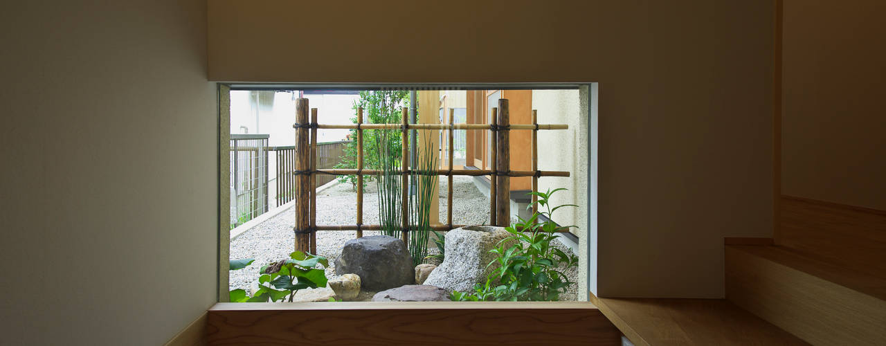 岩倉の家, 五藤久佳デザインオフィス有限会社 五藤久佳デザインオフィス有限会社 オリジナルな 庭
