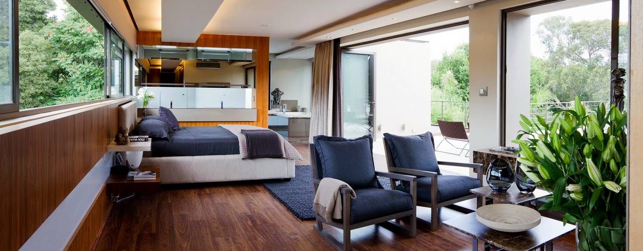 House Sed , Nico Van Der Meulen Architects Nico Van Der Meulen Architects Спальня в стиле модерн