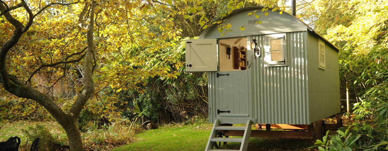 Garden room, Roundhill Shepherd Huts Roundhill Shepherd Huts Rustic style garden