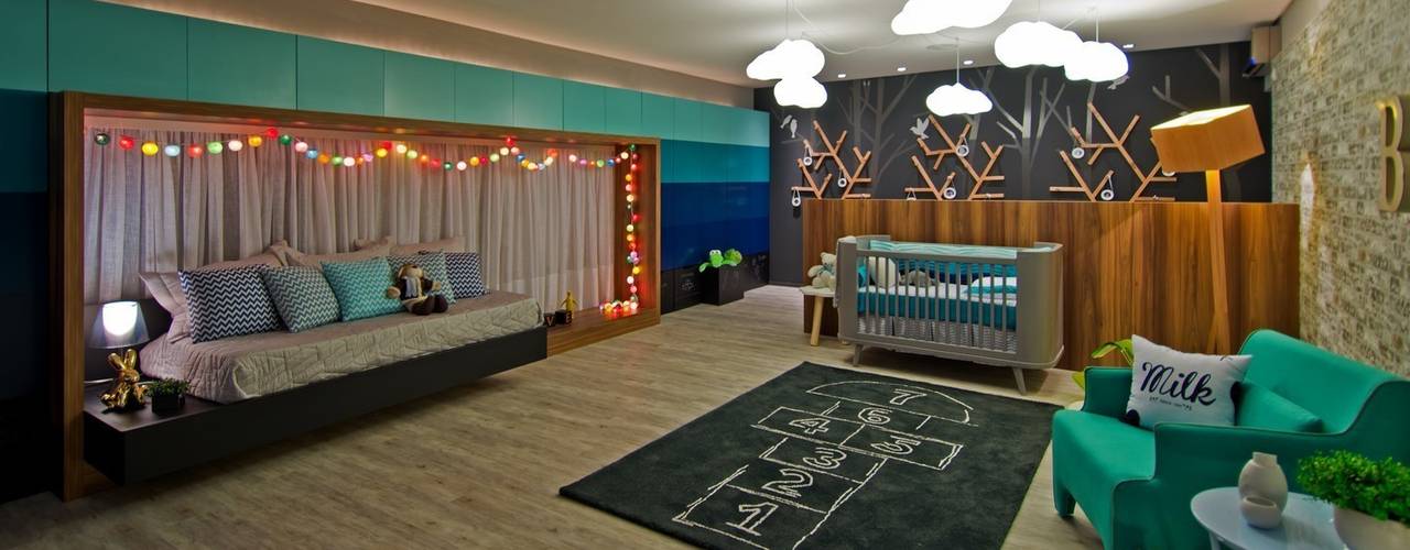 Concept Baby, Espaço do Traço arquitetura Espaço do Traço arquitetura Modern nursery/kids room