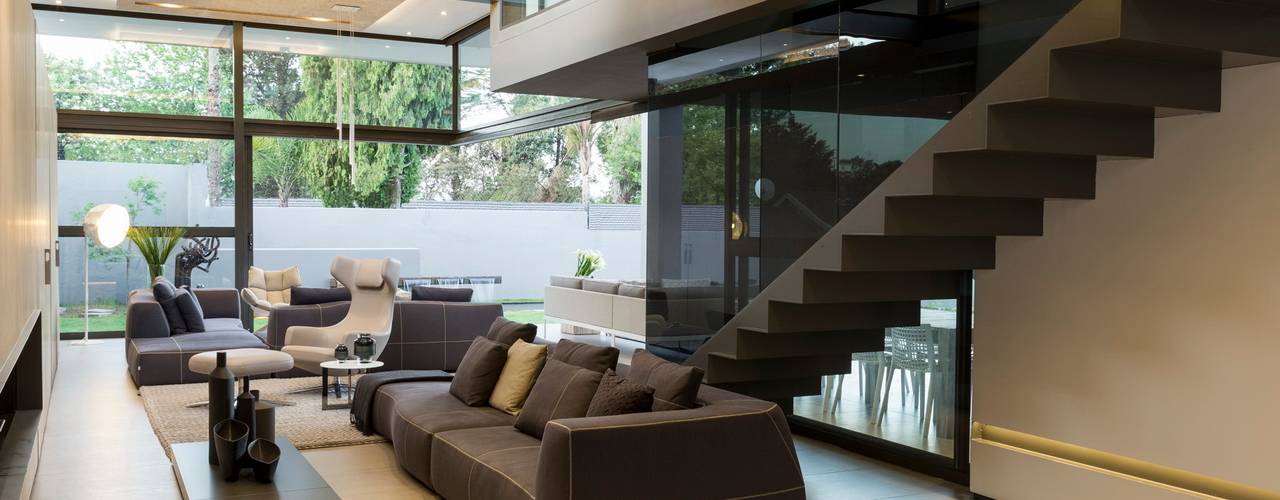House Sar , Nico Van Der Meulen Architects Nico Van Der Meulen Architects Modern living room