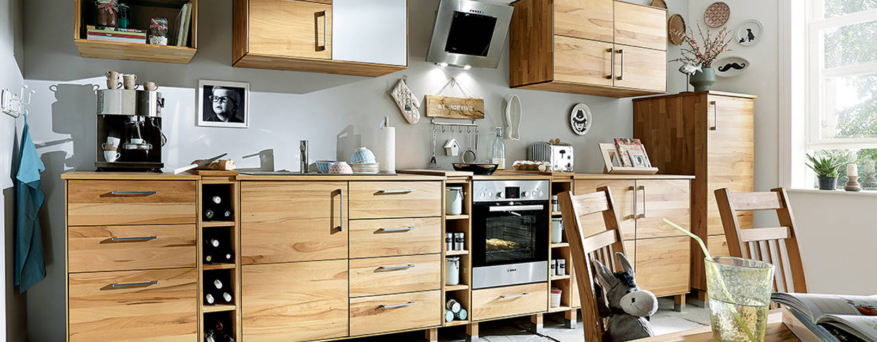 Massivholz-Modulküche , allnatura allnatura Cozinhas modernas
