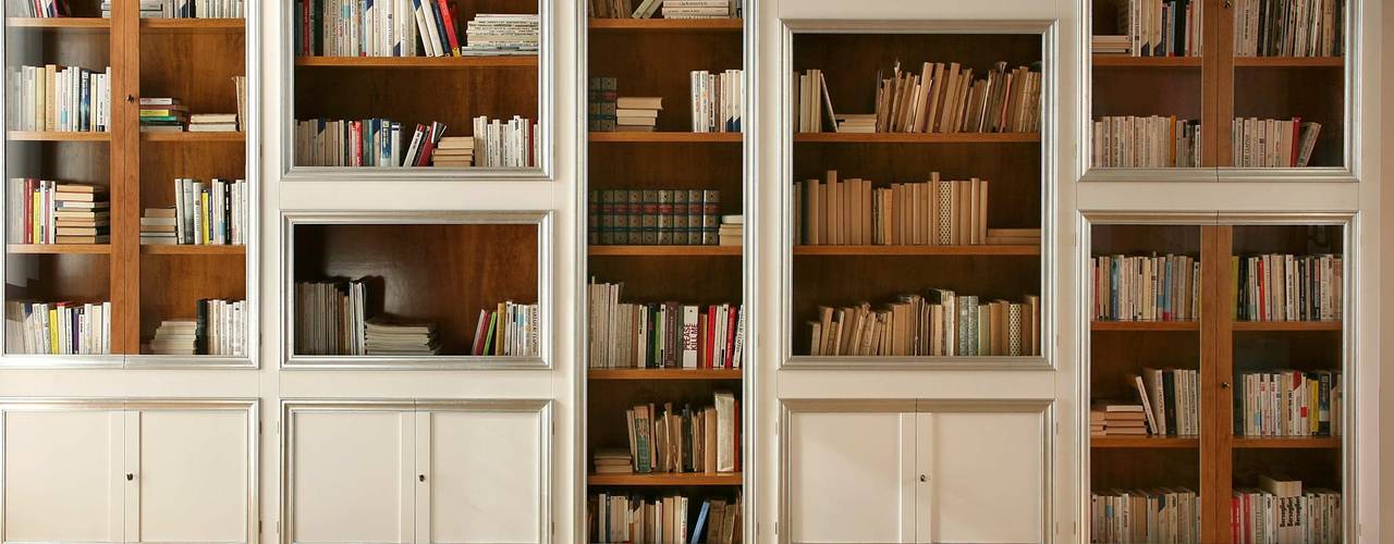 Molto più che librerie, Mobilificio Marchese Mobilificio Marchese Phòng khách phong cách Địa Trung Hải