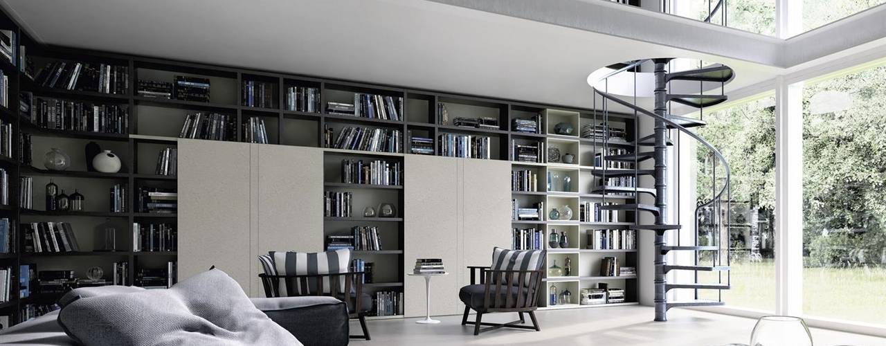 Molto più che librerie, Mobilificio Marchese Mobilificio Marchese Modern living room