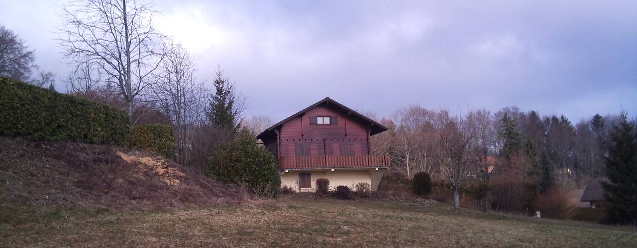 Chalet M à Eteaux - Haute-Savoie - 2014, Sarl Rémy Guesné Architecte Sarl Rémy Guesné Architecte منازل