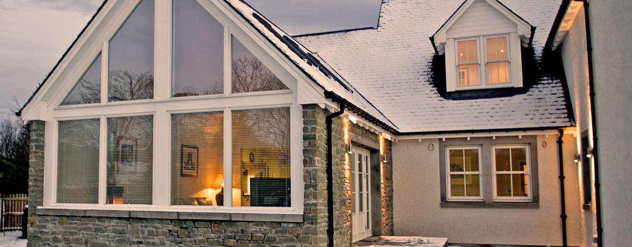 Snowdrop Lodge, Beach Road, St. Cyrus, Aberdeenshire, Roundhouse Architecture Ltd Roundhouse Architecture Ltd Klassieke huizen