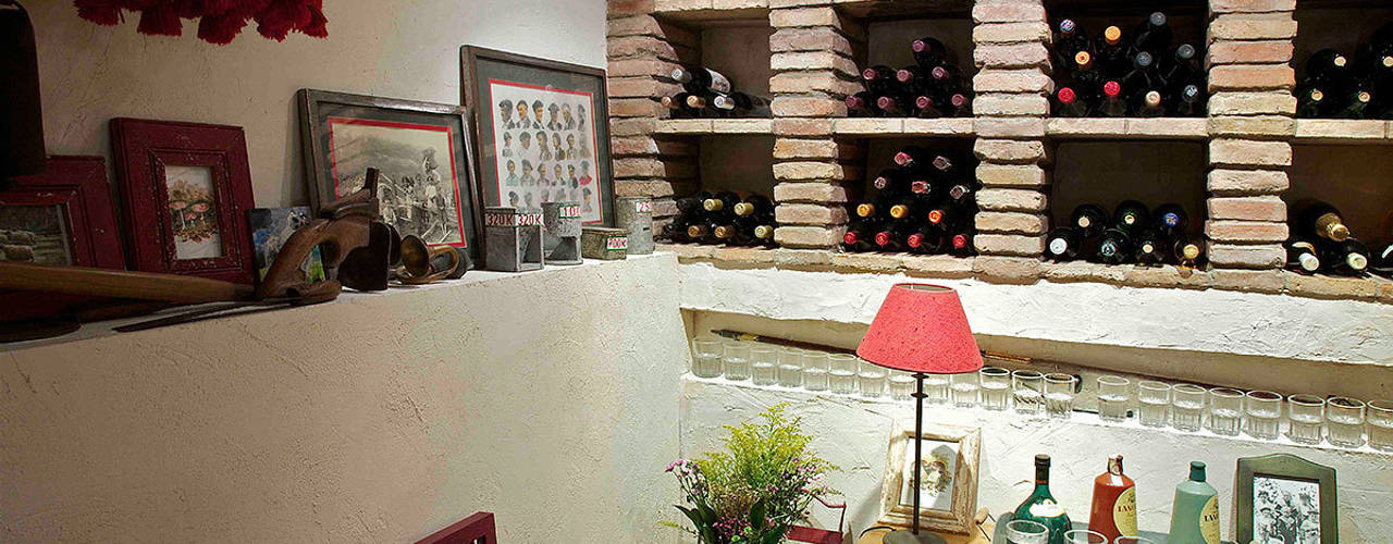 Proyecto decoración de un txoko tradicional en Getxo., Urbana Interiorismo Urbana Interiorismo Wine cellar