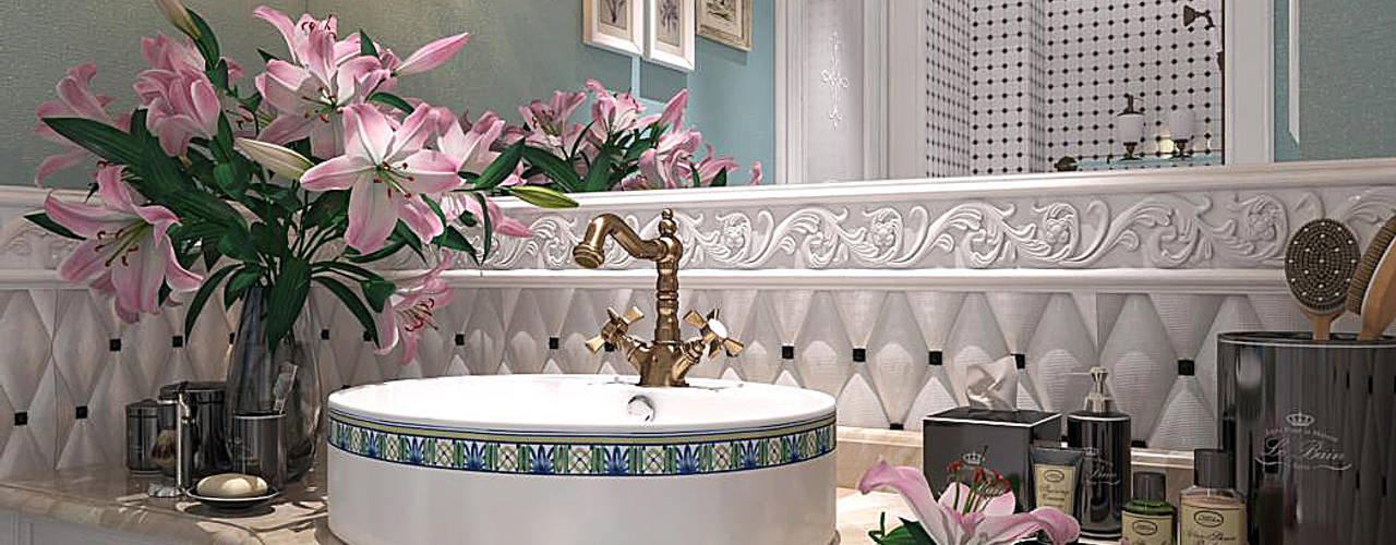 Bathroom "Provence", Your royal design Your royal design Phòng tắm phong cách kinh điển