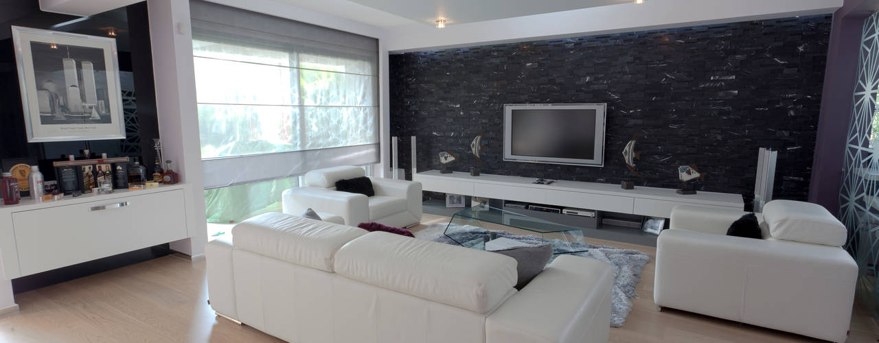 E. BUYUKKOKDERE SAHILEVLERI EV, Mimkare İçmimarlık Ltd. Şti. Mimkare İçmimarlık Ltd. Şti. Modern living room