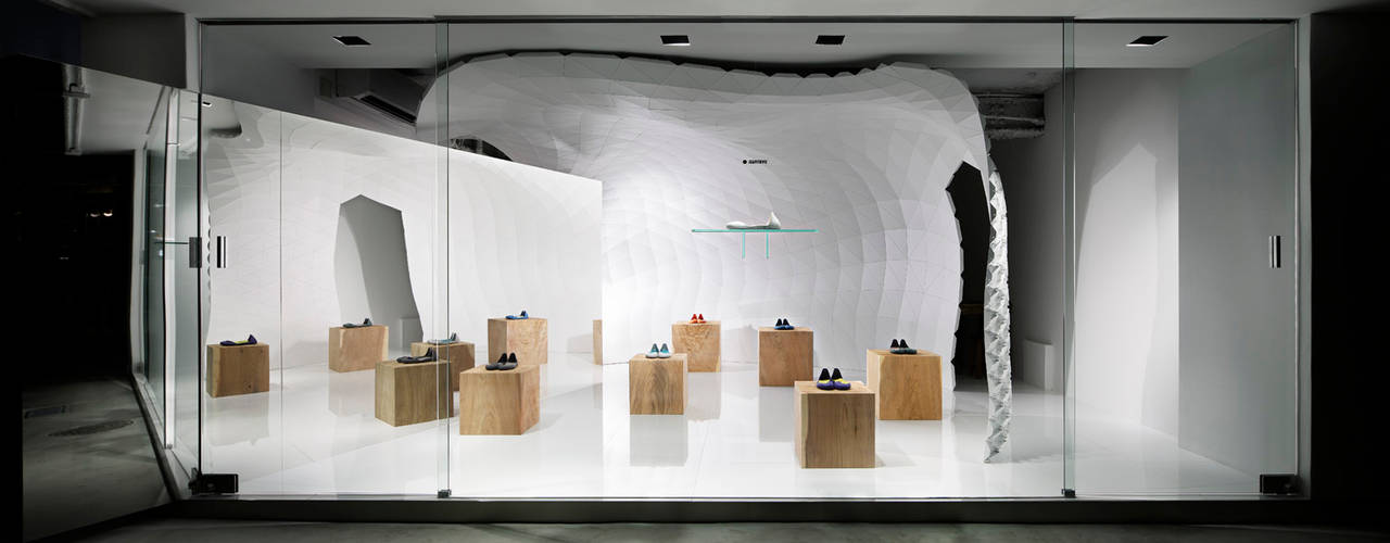 iGUANEYE Aoyama Main Store イグアナアイ青山メインストアー, 水谷壮市 水谷壮市 Casas de estilo minimalista