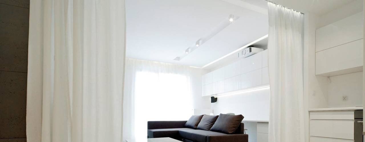 ​WHITE ONE, SUMA Architektów SUMA Architektów Living room