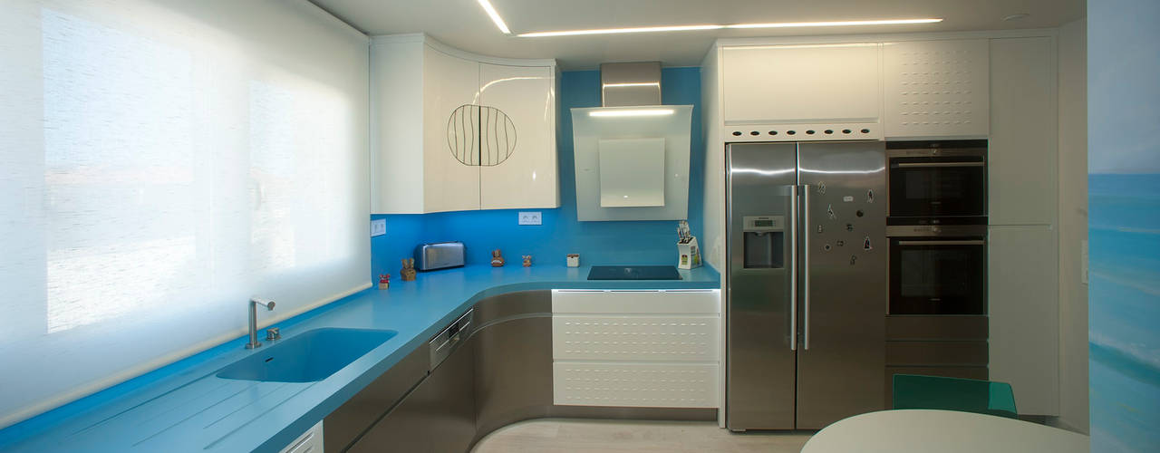 Casa en playa Mediterraneo, Artemark Global Artemark Global Modern kitchen