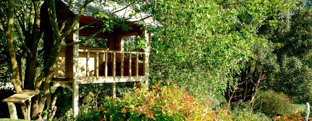 Childs treehouse, wayne maxwell wayne maxwell Rustic style gardens