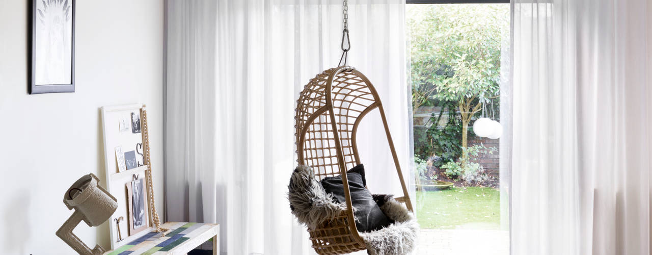 Liefde voor je raam, Vadain Vadain 现代客厅設計點子、靈感 & 圖片