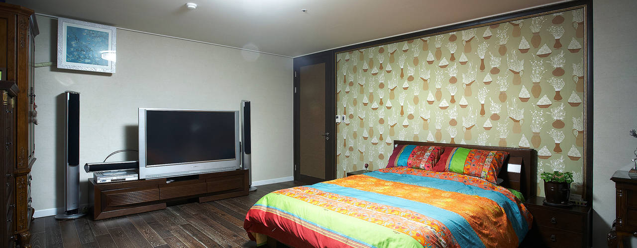 은평 힐스테이트, Hauan Hauan Modern style bedroom