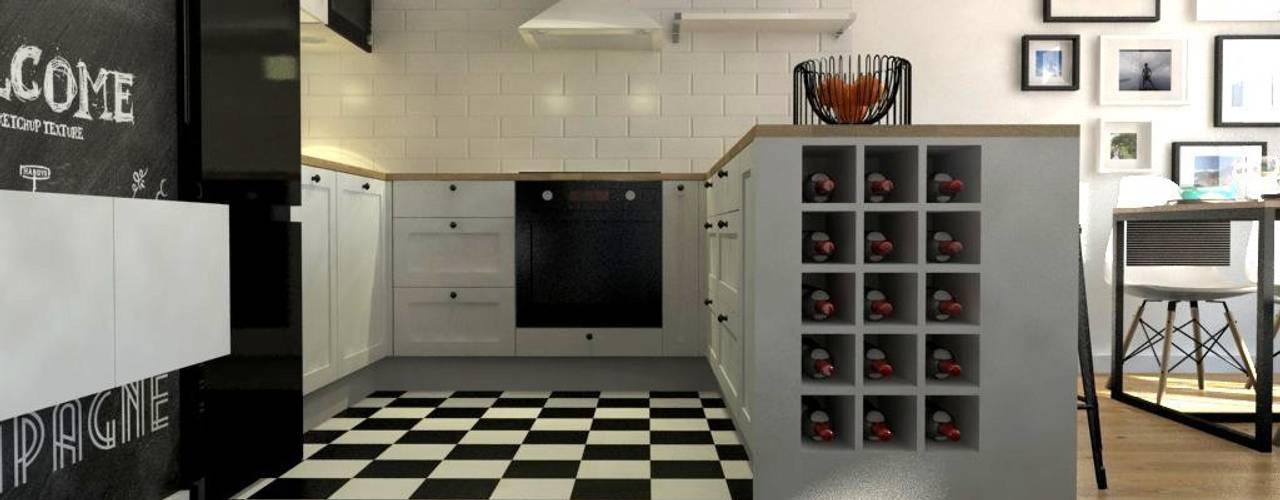 NADWIŚLAŃSKA 11 | KRAKÓW, NIESKROMNE PROGI NIESKROMNE PROGI Scandinavian style kitchen