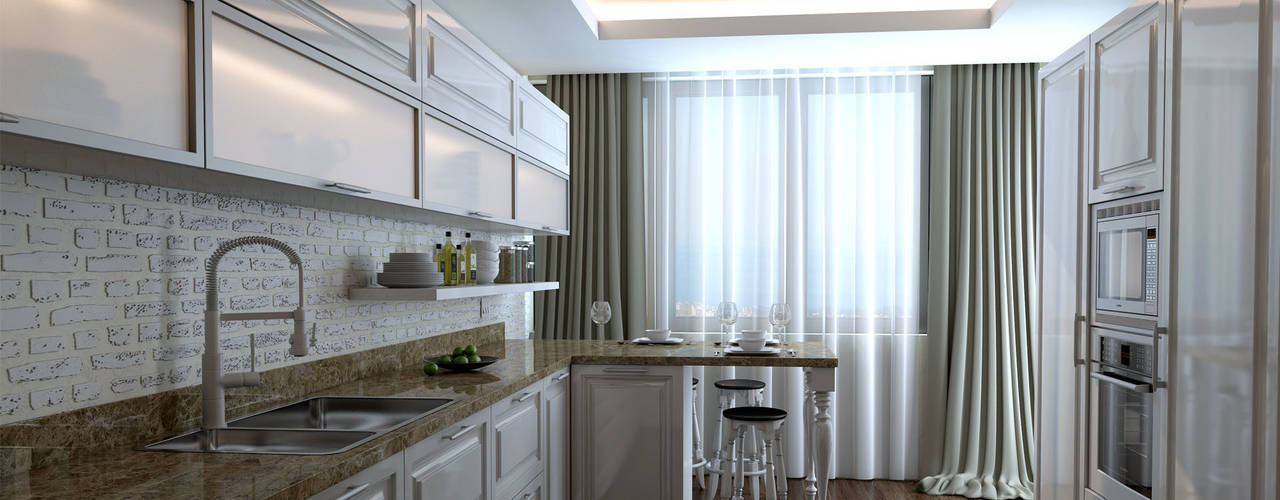 DE LIFE HOMES, Çağrı Aytaş İç Mimarlık İnşaat Çağrı Aytaş İç Mimarlık İnşaat Classic style kitchen