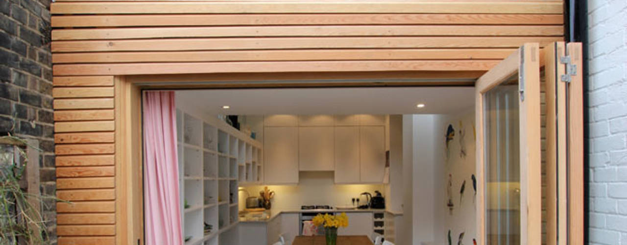 Unique Side Extension with Kitchen and Bedroom / Office Space: Wellesley Avenue, Hammersmith, Affleck Property Services Affleck Property Services Casas modernas: Ideas, diseños y decoración