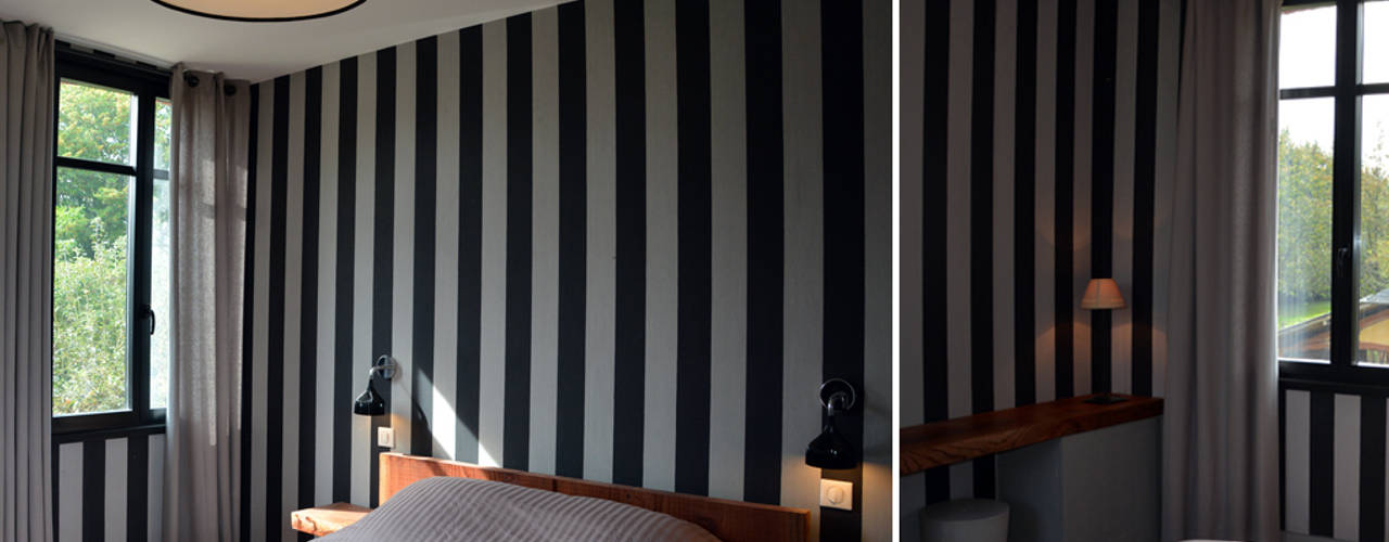Petit Manoir Normand, AGENCE APOLLINE TERRIER AGENCE APOLLINE TERRIER Dormitorios de estilo clásico