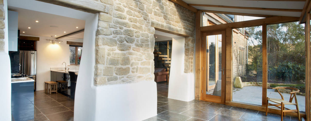 Sustainable Barn Conversion, Hart Design and Construction Hart Design and Construction Country style conservatory