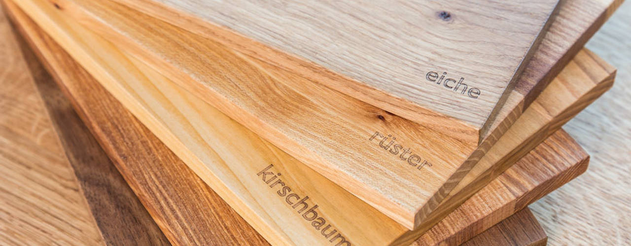 Echtholz? Natürlich!, holzgespür holzgespür Salas de jantar modernas