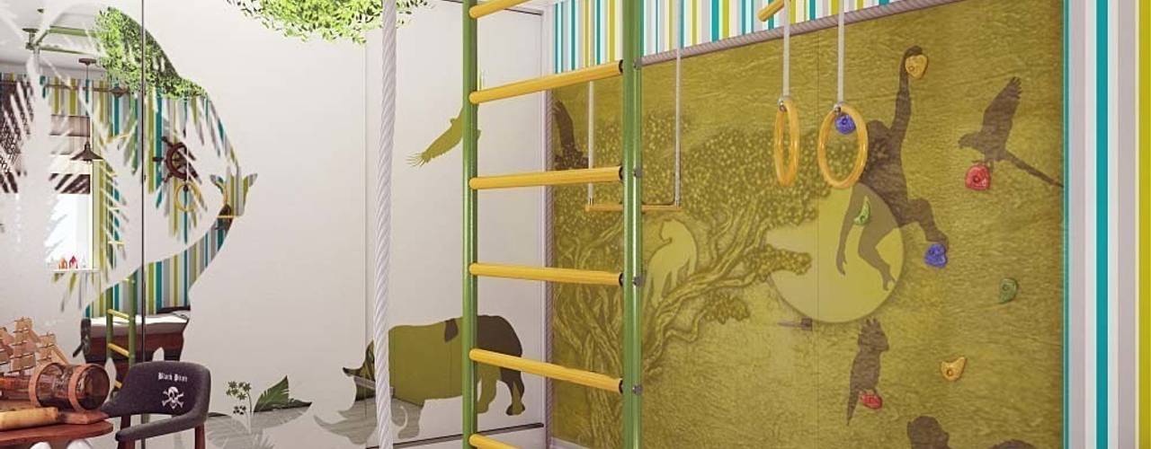 Бирюзовое очарование, Студия дизайна интерьера "Золотое сечение" Студия дизайна интерьера 'Золотое сечение' Dormitorios infantiles