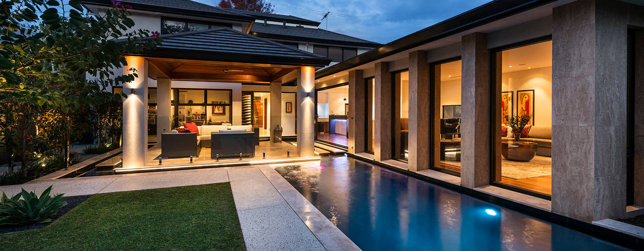 Floreat Residence, Perth, Western Australia, Moda Interiors Moda Interiors Balcones y terrazas modernos