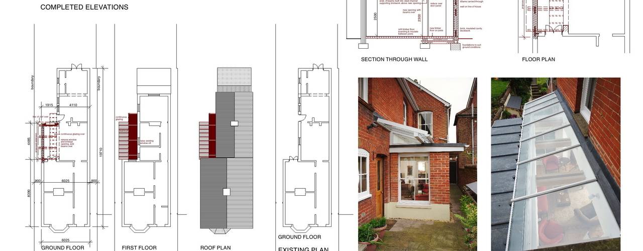 Marlborough Road House Extension, Haydn Bennett Chartered Architect Haydn Bennett Chartered Architect Salas modernas