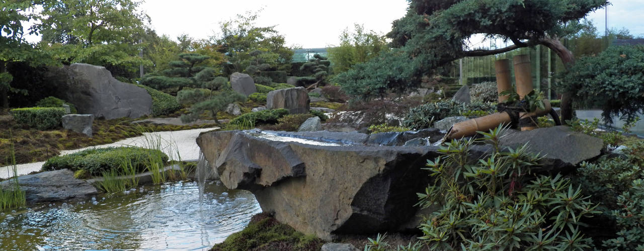 Japangarten in Hannover - Fokusierung beim Essen sowie beim Lernen, Kokeniwa Japanische Gartengestaltung Kokeniwa Japanische Gartengestaltung Espacios comerciales