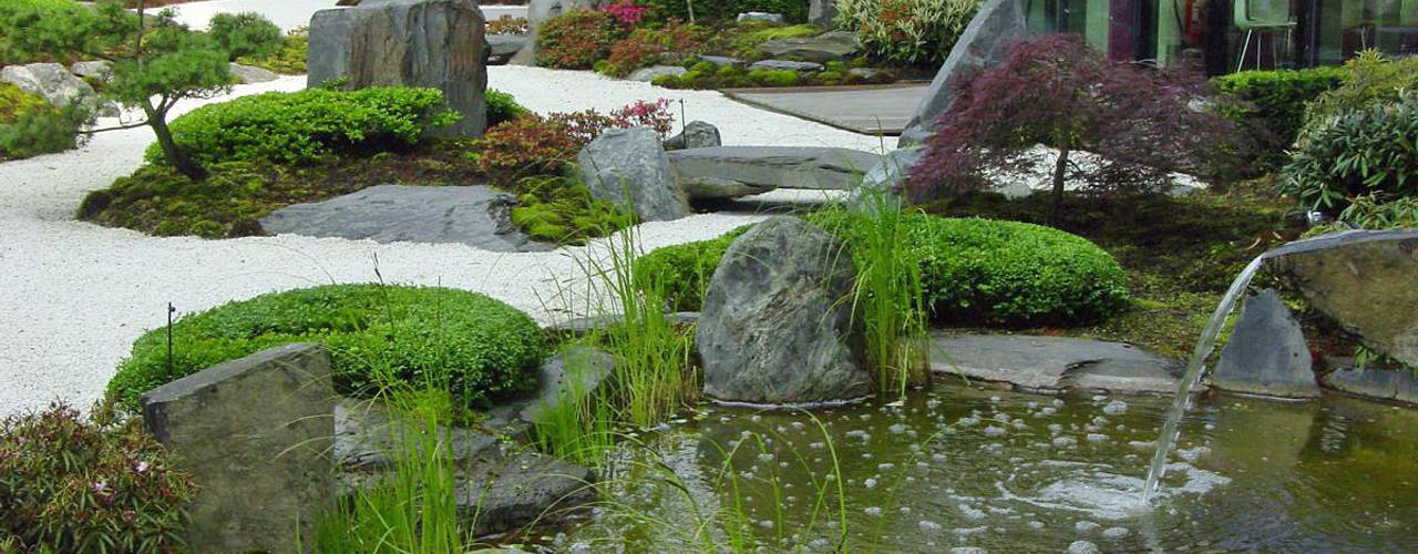 Japangarten in Hannover - Fokusierung beim Essen sowie beim Lernen, Kokeniwa Japanische Gartengestaltung Kokeniwa Japanische Gartengestaltung Espacios comerciales