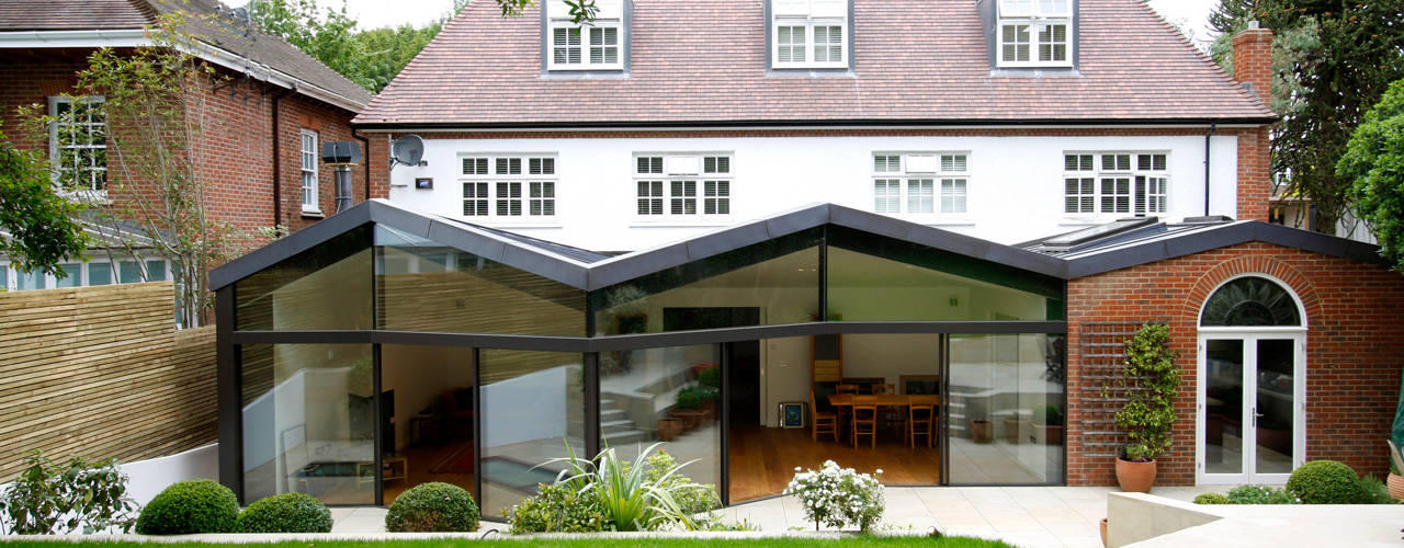 North London House Extension, Caseyfierro Architects Caseyfierro Architects Salas modernas